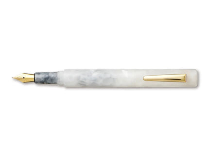 Marbled Fountain Pen - White - ColorSwatch