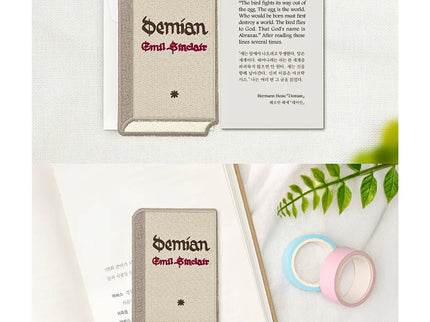 Marcapáginas Bordado Wearingeul - Clásicos Literarios - ColorSwatch