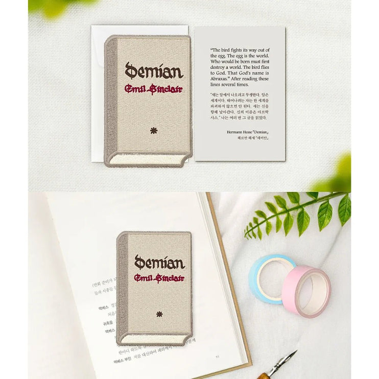 Marcapáginas Bordado Wearingeul - Clásicos Literarios - ColorSwatch