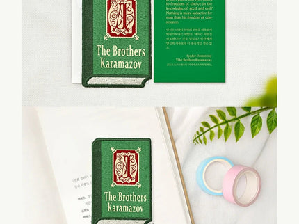 Marcapáginas Bordado Wearingeul - Clásicos Literarios - ColorSwatch