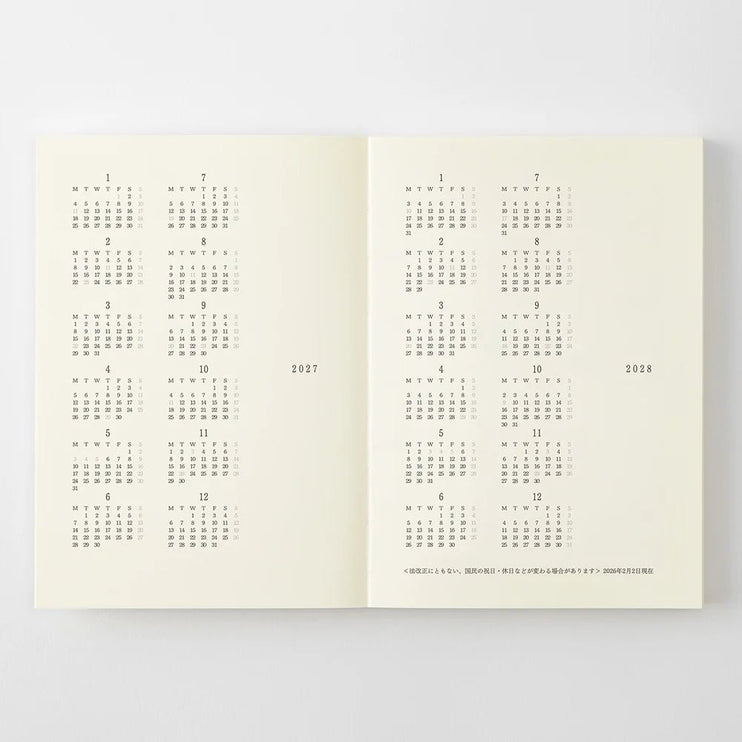 MD Diary 2027 - A6 - ColorSwatch
