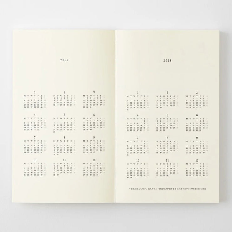 MD Diary 2027 - B6 Slim - ColorSwatch