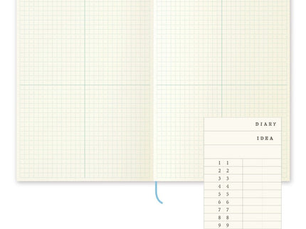 MD Journal A5 - Block Grid Cuadrícula Dividida - ColorSwatch