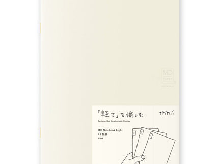 MD Notebook A5 Light - En Blanco - 3 piezas - ColorSwatch
