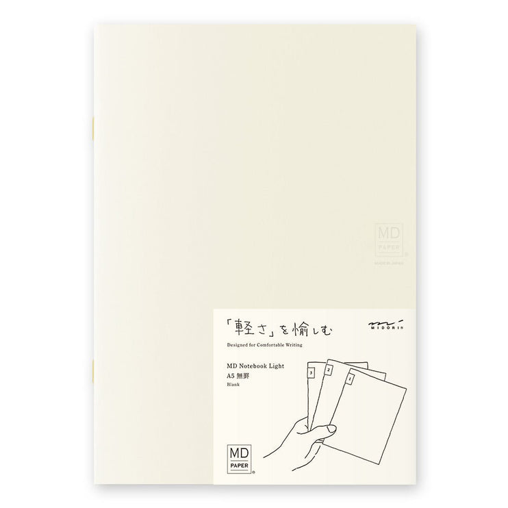 MD Notebook A5 Light - En Blanco - 3 piezas - ColorSwatch