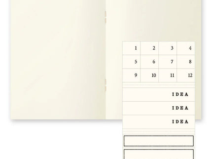 MD notebook light A6 (Set de 3) - En Blanco - ColorSwatch