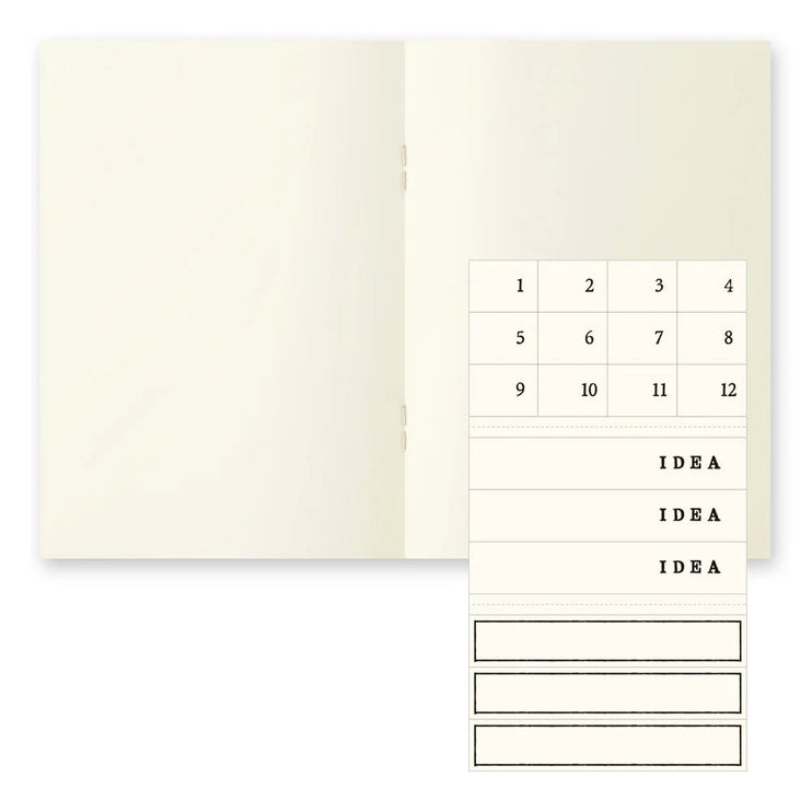 MD notebook light A6 (Set de 3) - En Blanco - ColorSwatch