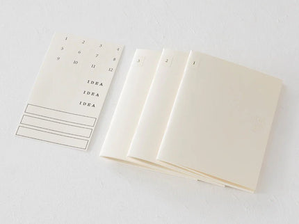 MD notebook light A6 (Set de 3) - En Blanco - ColorSwatch
