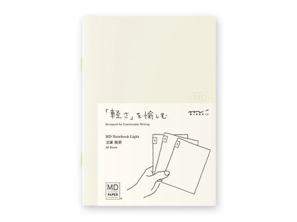 MD notebook light A6 (Set de 3) - En Blanco - ColorSwatch