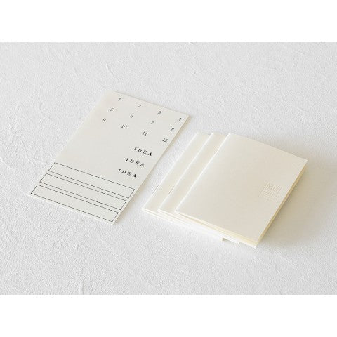 MD notebook light A7 (Set de 3) - En Blanco - ColorSwatch