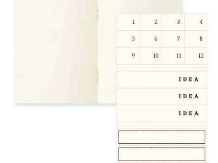 MD notebook light A7 (Set de 3) - En Blanco - ColorSwatch