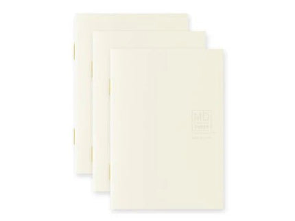 MD notebook light A7 (Set de 3) - En Blanco - ColorSwatch
