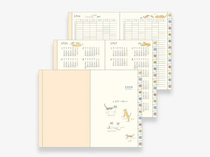 MD Pocket Diary 2026 - Gatos - ColorSwatch