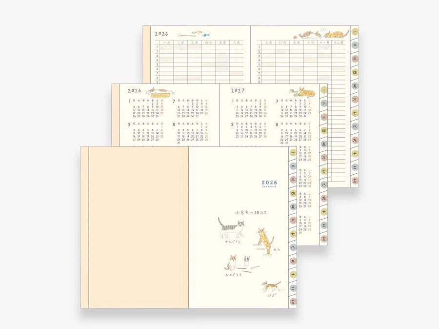 MD Pocket Diary 2026 - Gatos - ColorSwatch