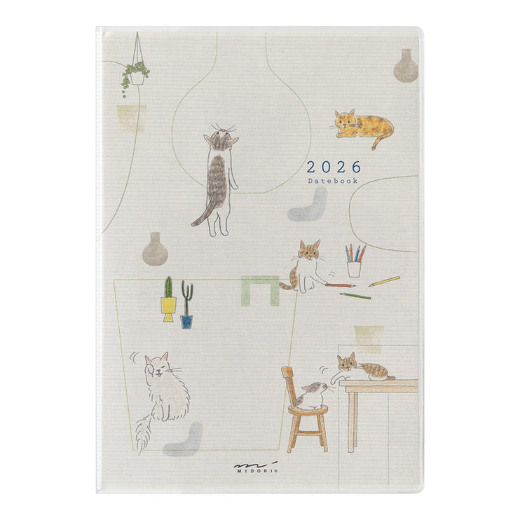 MD Pocket Diary 2026 - Gatos - ColorSwatch
