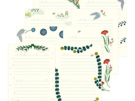 MD Soft Diary - Flower & Bird - ColorSwatch