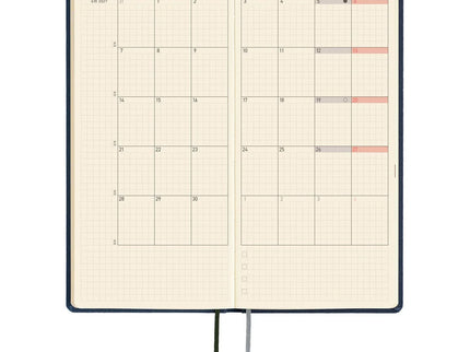 Hobonichi Techo 2027 Weeks MEGA Colors: Midnight Blue