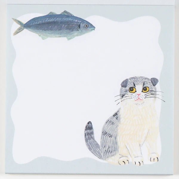 Memo Pad - Cat (Kahoko Sodeyama) - ColorSwatch
