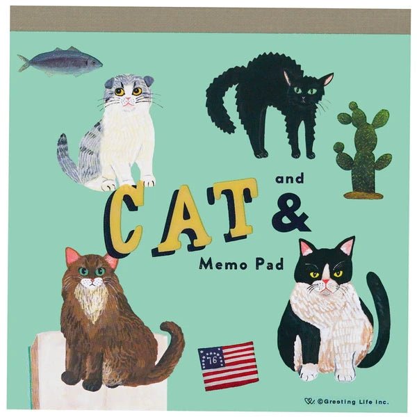 Memo Pad - Cat (Kahoko Sodeyama) - ColorSwatch