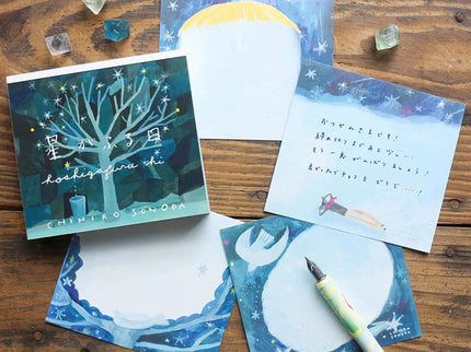 Memo Pad - Hyogensha - The day the stars fulfilled - ColorSwatch