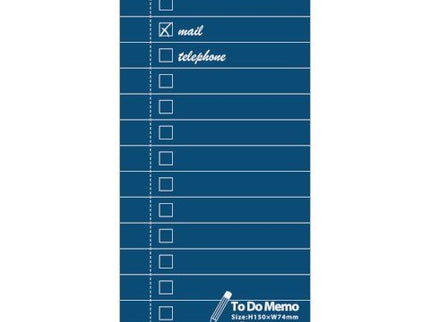 Memo Pad - To Do List - ColorSwatch