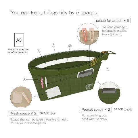 Mesh Carry Pouch - Bolsa Multiusos - Olive Drab - ColorSwatch