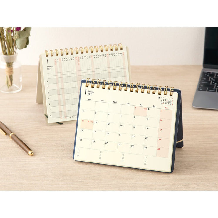 Midori B6 Plus Stand Diary 2027 - Navy - ColorSwatch