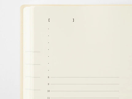 Midori MD Diary 1 Day 1 Page 2027 - A5 Square - ColorSwatch