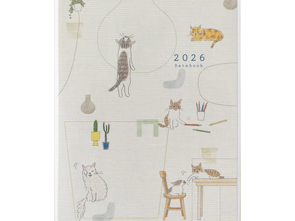 MD Pocket Diary 2026 - Gatos