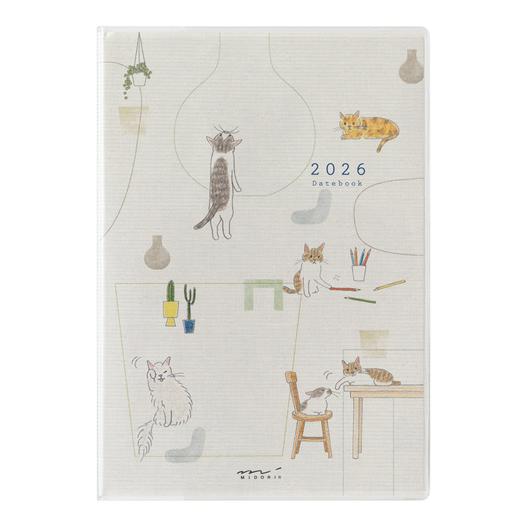 MD Pocket Diary 2026 - Gatos