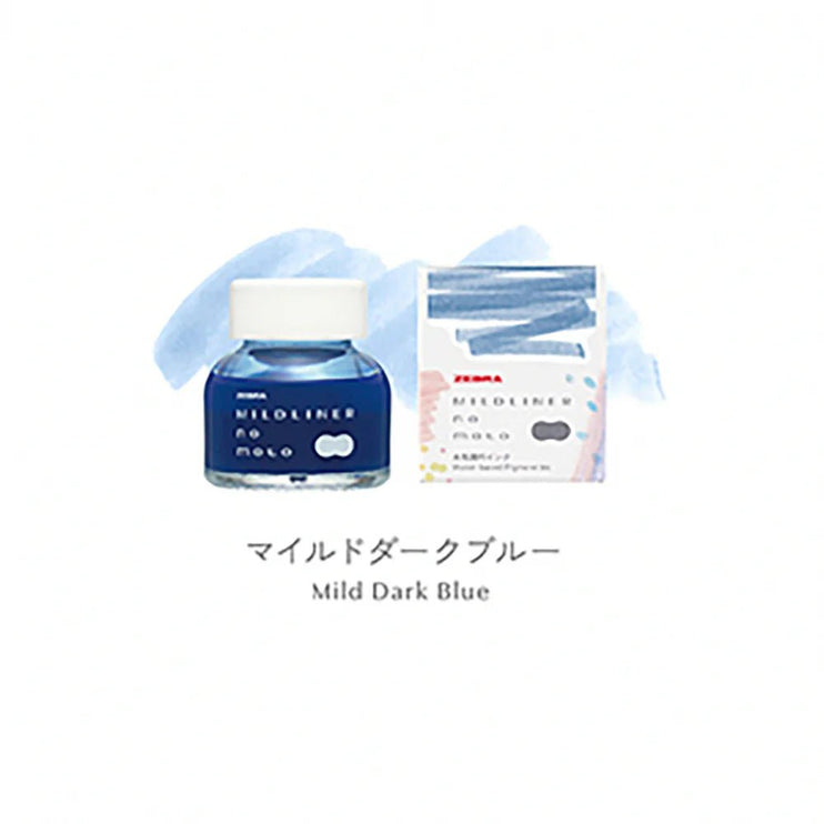 Mildliner No Moto Ink - Mild Dark Blue - ColorSwatch