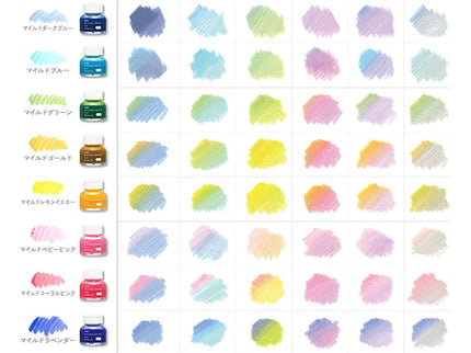 Mildliner No Moto Ink - Mild Dark Blue - ColorSwatch