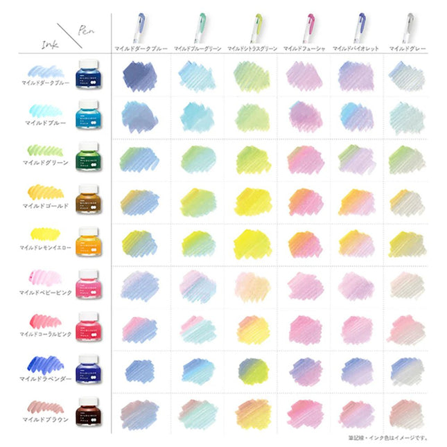 Mildliner No Moto Ink - Mild Dark Blue - ColorSwatch