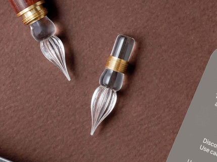 Modular glass nib refills