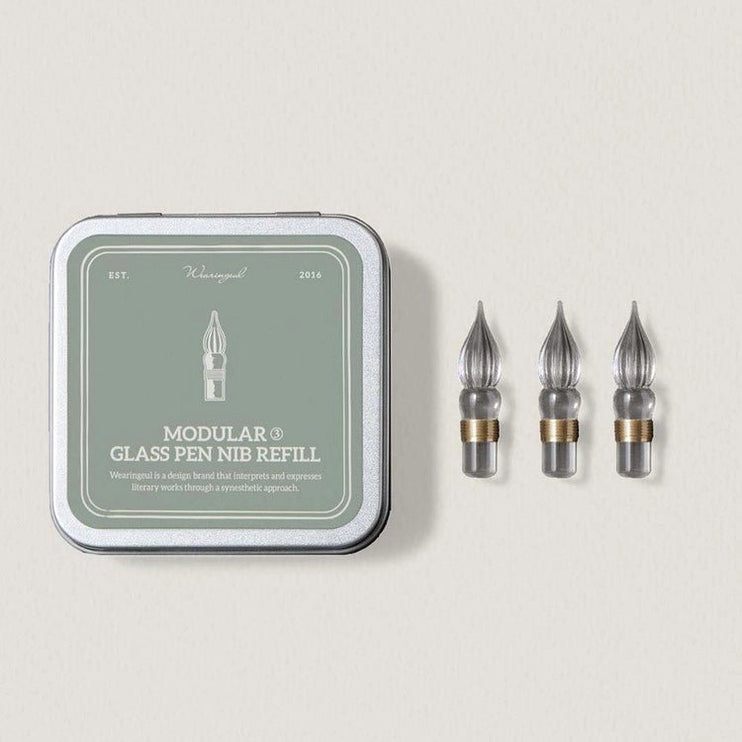 Modular glass nib refills - ColorSwatch