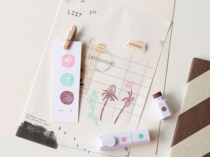 MU - Inky Pen Stamp Pads - Morning Feather Hue