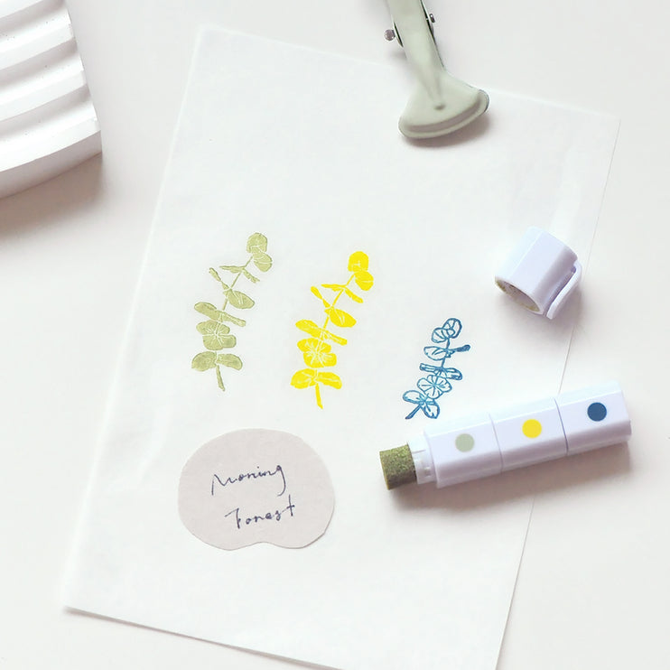MU - Inky Pen Stamp Pads - Morning Forest