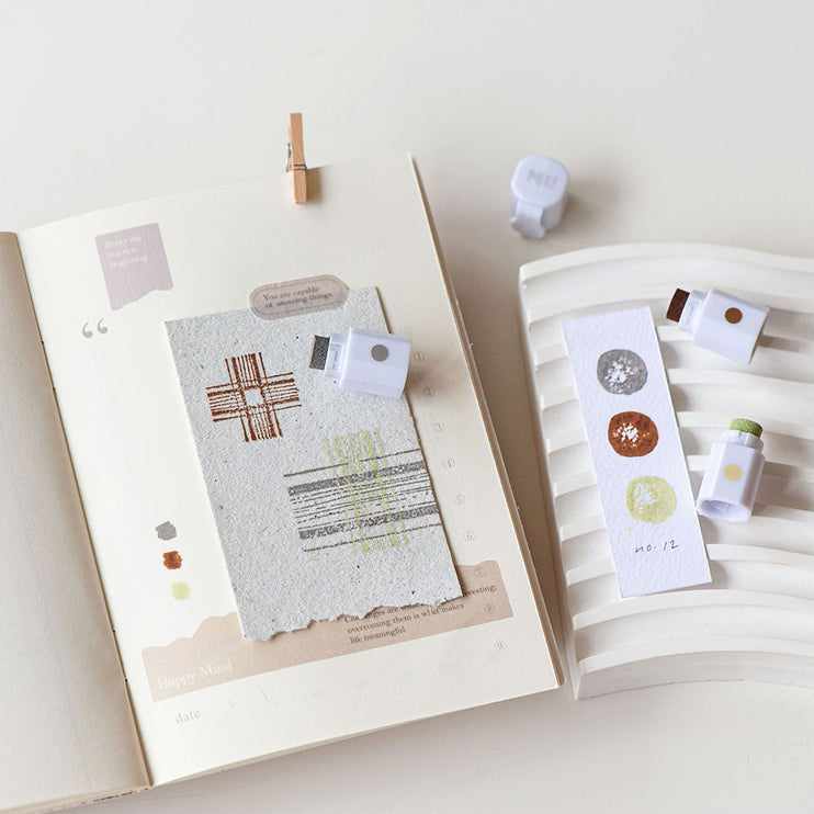 MU - Inky Pen Stamp Pads - Mossy Stone Tint