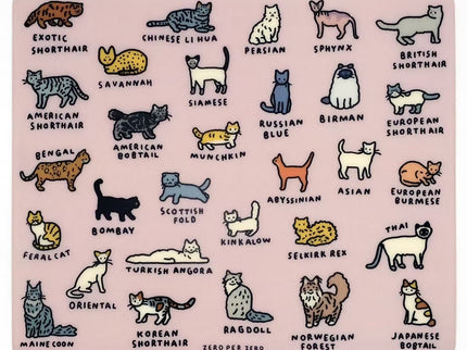 Mouse Pad - Cat Dictionary - ColorSwatch