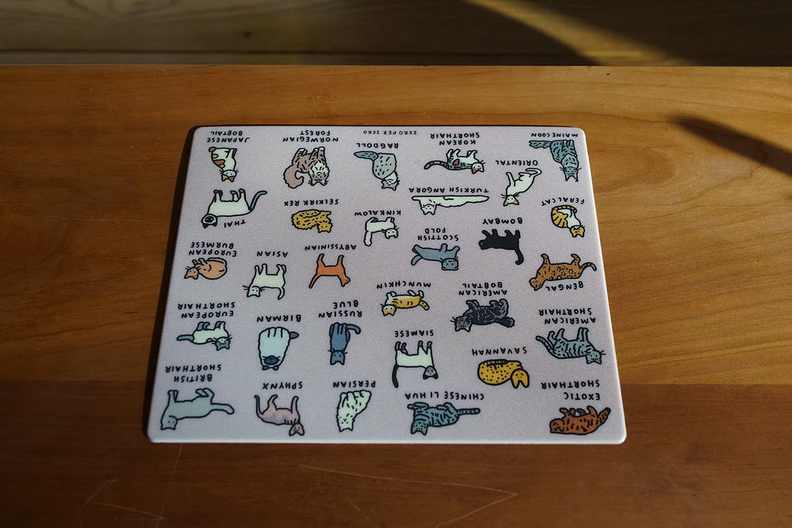 Mouse Pad - Cat Dictionary - ColorSwatch