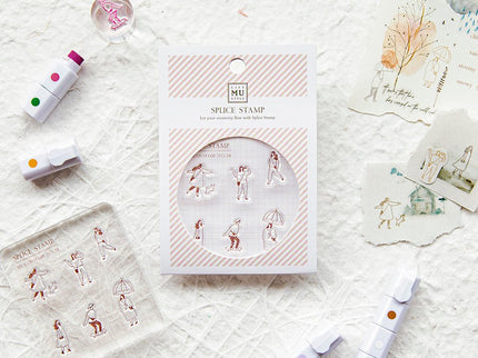 MU - Clear MU Icon Stamps - Daily Habits - ColorSwatch