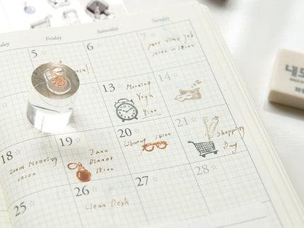 MU - Clear MU Icon Stamps - Daily Life - ColorSwatch
