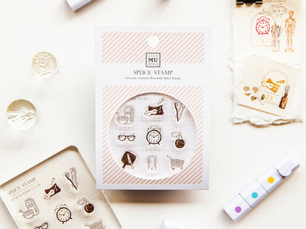 MU - Clear MU Icon Stamps - Daily Life - ColorSwatch