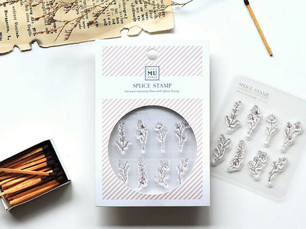 MU - Clear MU Icon Stamps - Flowers - ColorSwatch
