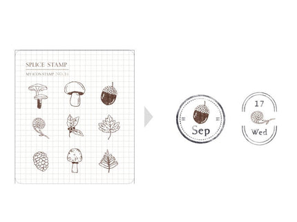 MU - Clear MU Icon Stamps - Forest - ColorSwatch