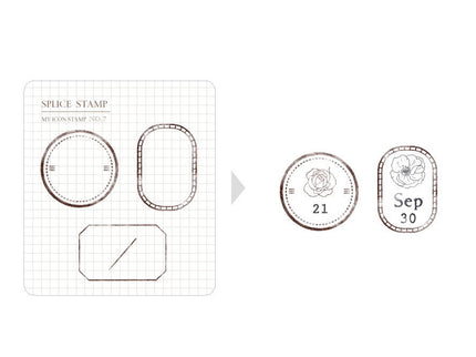 MU - Clear MU Icon Stamps - Large Frames - ColorSwatch