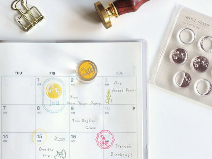 MU - Clear MU Icon Stamps - Moon Phases - ColorSwatch