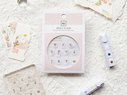 MU - Clear MU Icon Stamps - Numbers - ColorSwatch