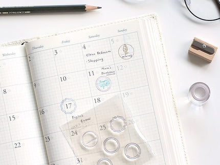MU - Clear MU Icon Stamps - Small Frames A - ColorSwatch