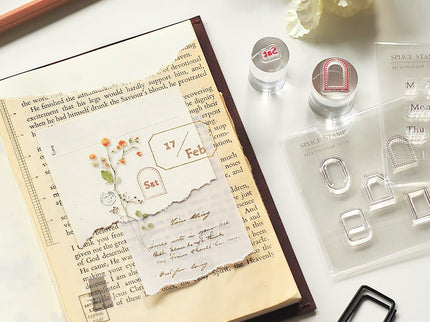 MU - Clear MU Icon Stamps - Small Frames B - ColorSwatch